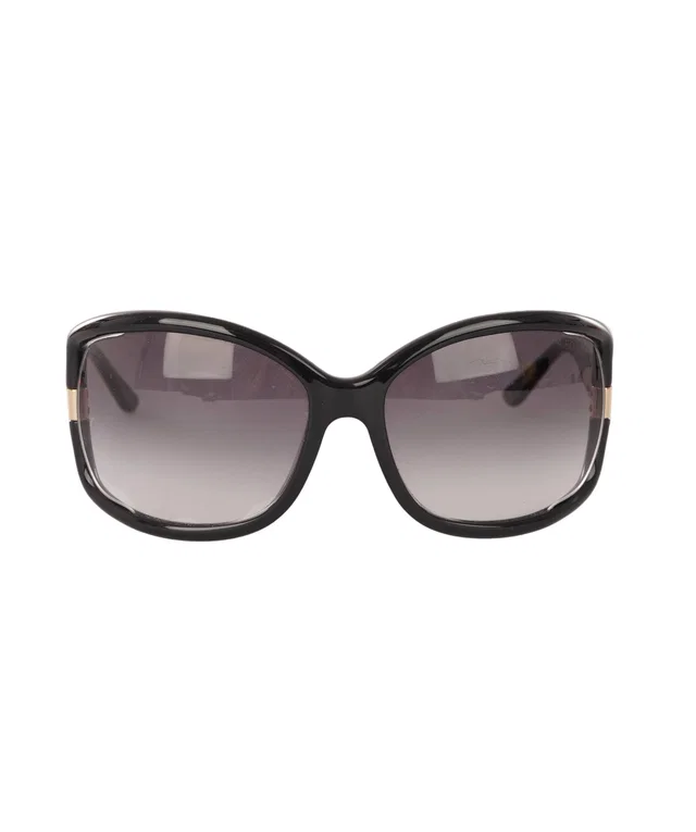 Tom Ford Black Anais Sunglasses with Gold Accents in Black from Luxury Promise