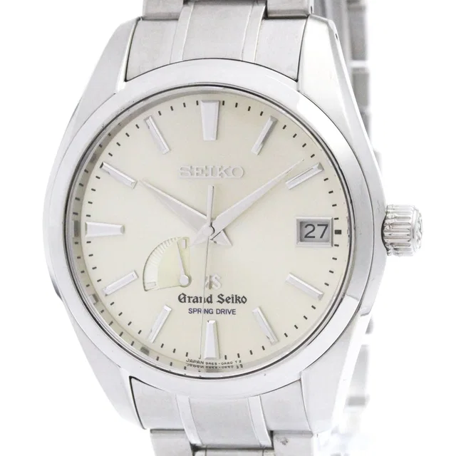 Grand Seiko Sbga001 Steel Spring Drive Mens Watch 9r65-0aa0 Polished in gold from Poshmark