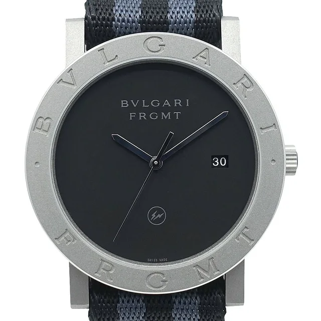 Bvlgari Watch Fragment 250 Pieces Black Support Fabric SS Automatic in Black from The Reluxe