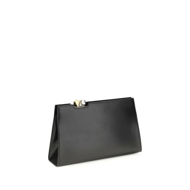 Jacquemus Black Calf Leather Bos Taurus Shoulder Bag in Black Calfskin from HEWI, photo 3 of 4