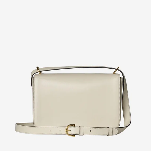 Gucci Siena Shoulder Bag — White Calfskin in White Calfskin from HEWI