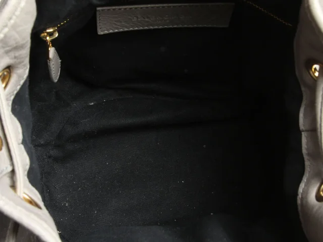 Balenciaga Gray Giant 12 Gold Pompon in Grey Leather from Ann's Fabulous Finds, photo 8 of 9