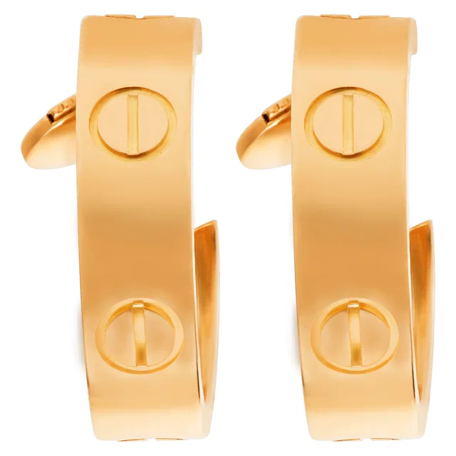 Cartier love hoop earrings in 18k in Yellow Gold from Gray And Sons