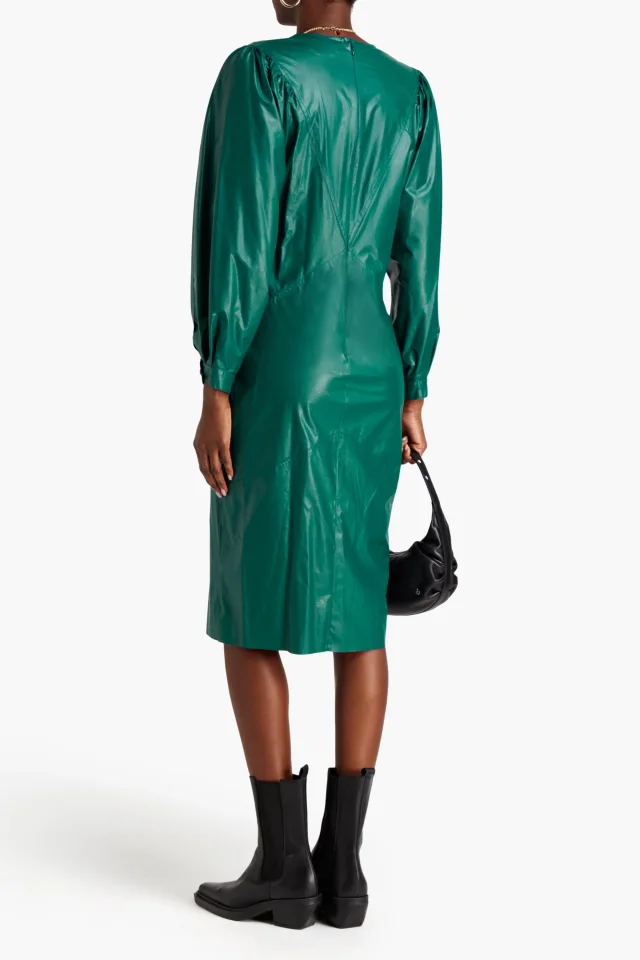 Isabel Marant Drea Modal-Blend Knee-Length Dress, photo 3 of 4 from THE OUTNET