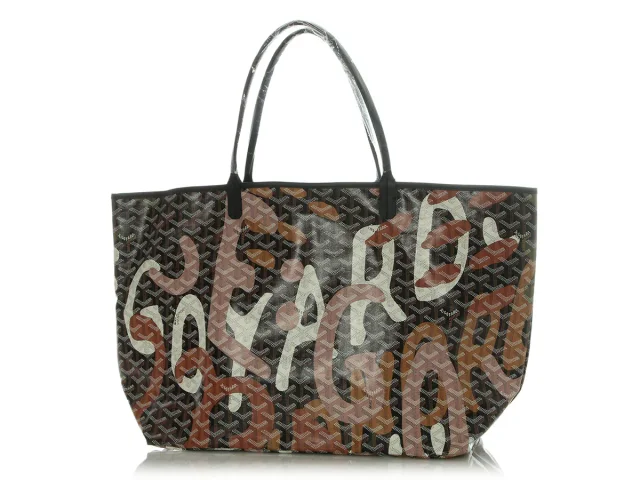 Goyard Pink Lettres Camouflage Saint-Louis GM in Pink Coated canvas from Ann's Fabulous Finds, photo 3 of 10
