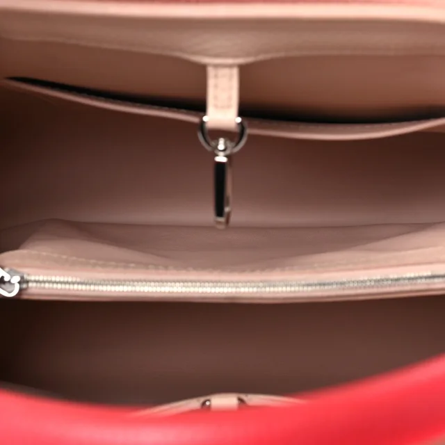Louis Vuitton Taurillon Capucines MM Litchi Galet in Leather from FASHIONPHILE, photo 5 of 9