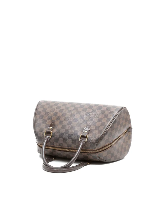 Louis Vuitton Damier Ebene Rivera MM Bag in Brown Canvas from A Retro Tale, photo 4 of 12
