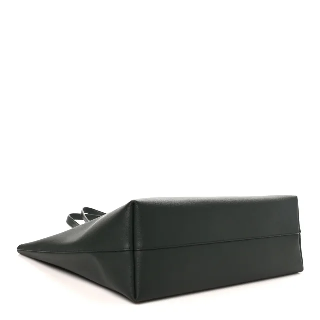Saint Laurent Large Shopping Tote Dark Green in Green Calfskin from FASHIONPHILE, photo 5 of 11