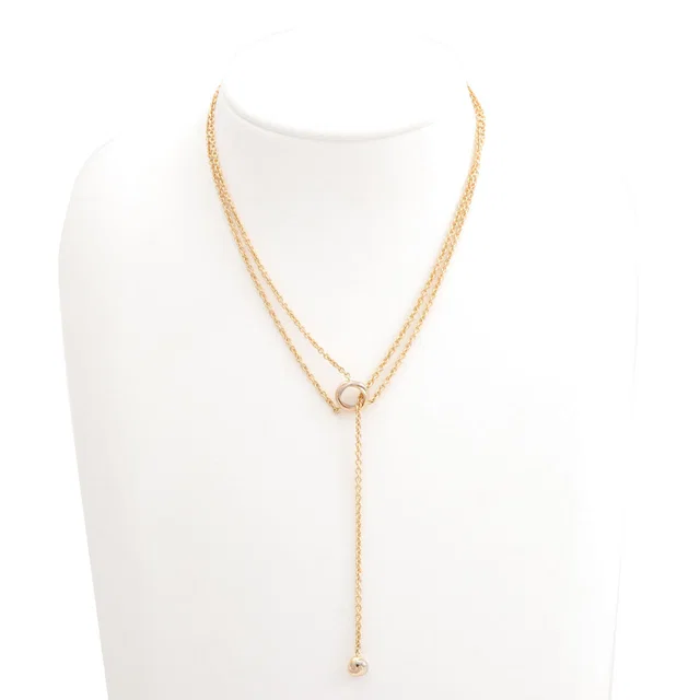 Cartier 18K Baby Trinity PAMPILLE Yellow Gold/Pink Gold/White Gold in White from VINTAGE QOO TOKYO