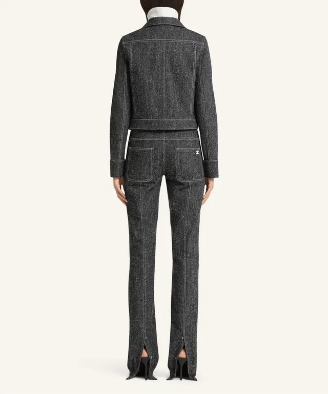 Courrèges Stand-Collar Denim Jacket, photo 5 of 6 from SENSER
