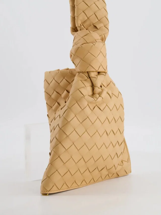 Bottega Veneta Tan Intrecciato Knot Mini Bag in brown|neutral Woven leather from Poshmark