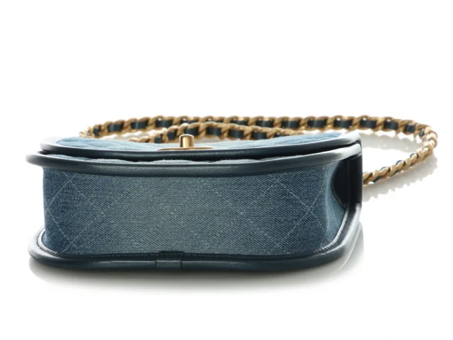 Chanel Small Denim Messenger Bag in Denim from Ann's Fabulous Finds, photo 7 of 10