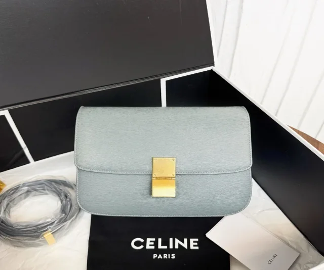 Celine Box Grey Shoulder Bag 23 in Grey from Luxury Promise, photo 1 of 1