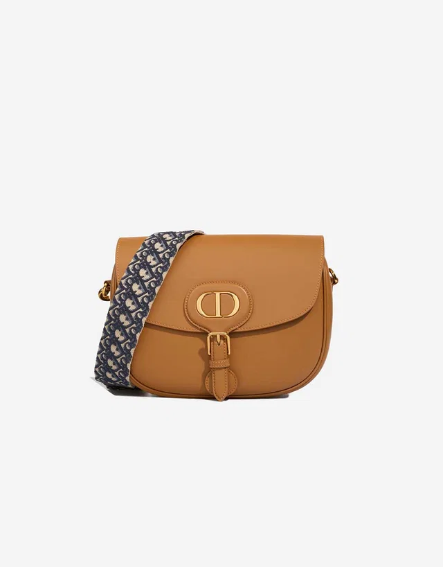 Dior Bobby Medium Lamb Light Brown in Brown Lambskin from SACLÀB