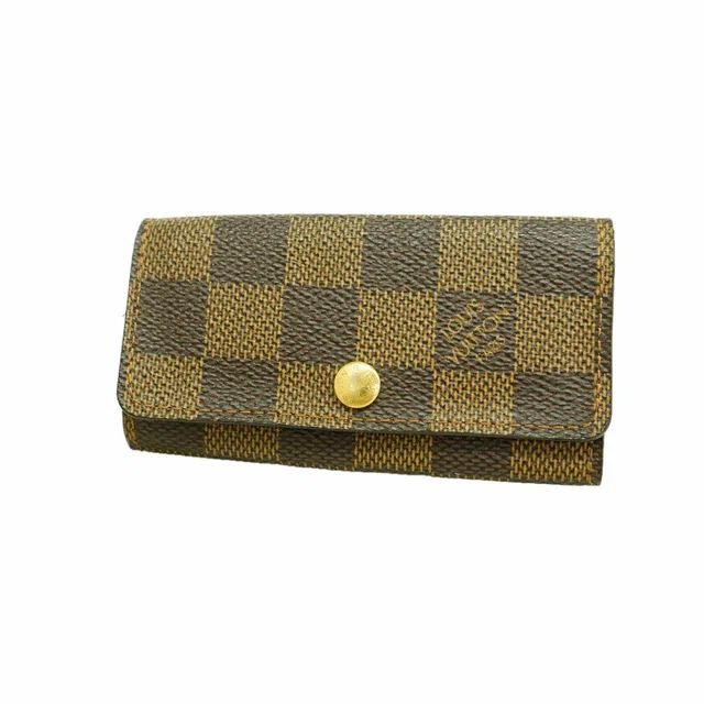 Louis Vuitton Key Case Damier Multicles 4 Ebene Key Holder in Brown from The Reluxe