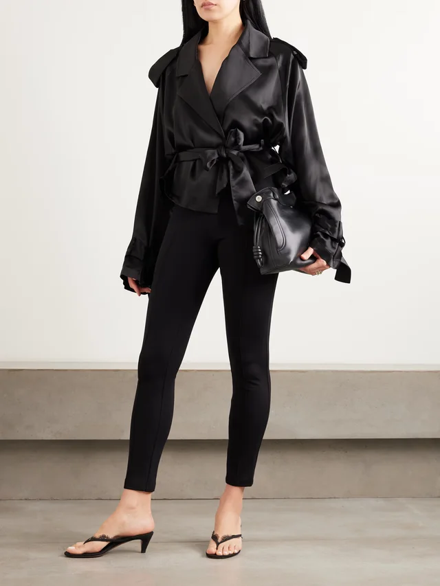 ESSE STUDIOS Alba stretch-jersey leggings in Black, photo 2 of 2 from NET-A-PORTER (Canada)