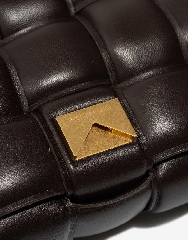 Bottega Veneta Cassette Lamb Dark Brown in Brown Lambskin from SACLÀB, photo 7 of 9