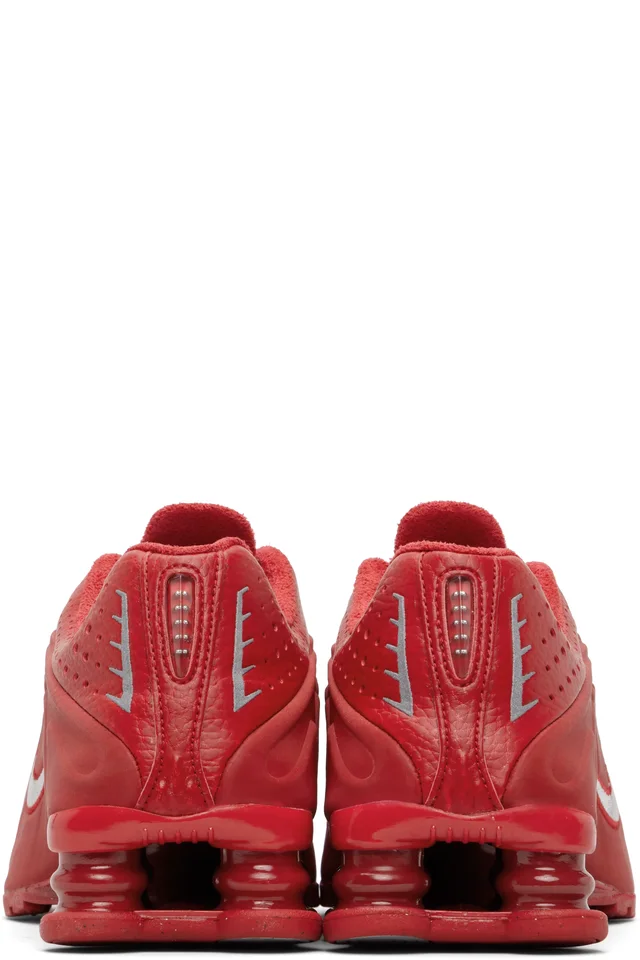 Nike Red Shox R4 Sneakers, photo 2 of 5 from SSENSE