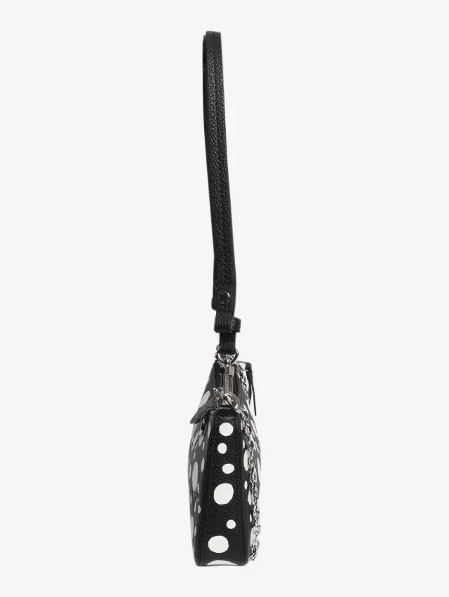 Louis Vuitton Black and white 2023 polka dot Easy Pouch on Strap bag in Black Leather from Sign of the Times, photo 2 of 7