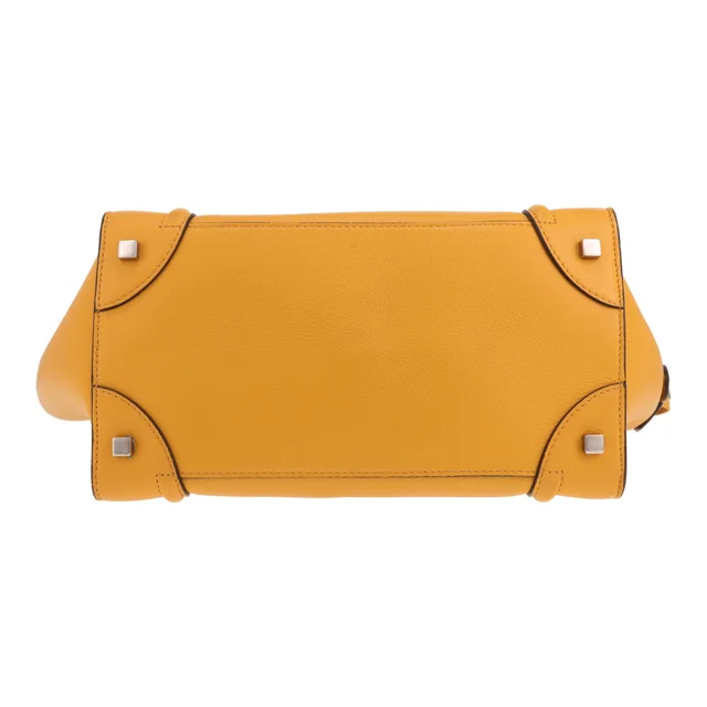 Celine Luggage handbag in yellow leather in Yellow Leather from Collector Square, photo 3 of 3