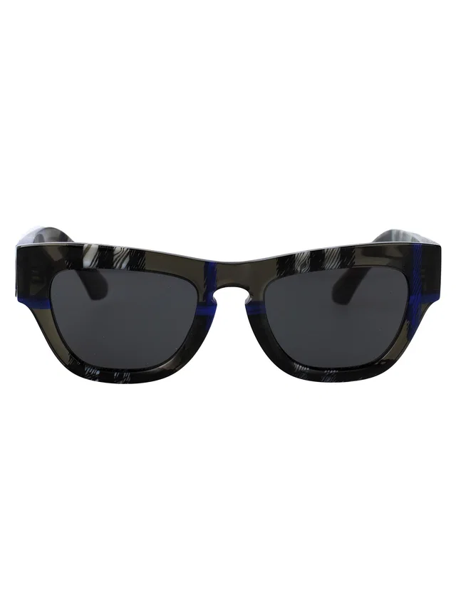 Burberry 0be4440u Lichen Acetate Sunglasses — Black in Black from HEWI
