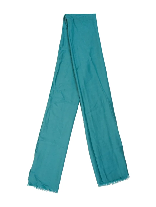 Loro Piana Cashmere Scarf in blue Cashmere from The RealReal