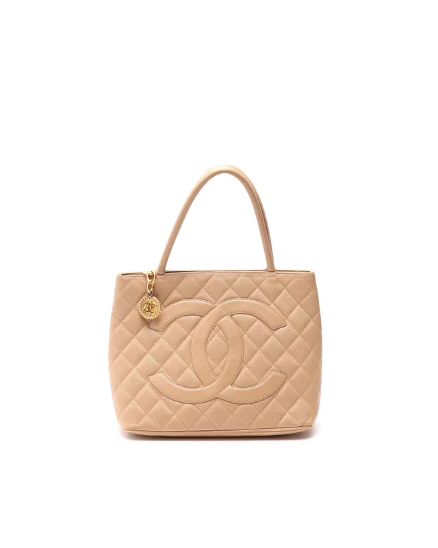 Chanel Caviar Medallion Tote Bag in Caviar leather from A Retro Tale, photo 2 of 2
