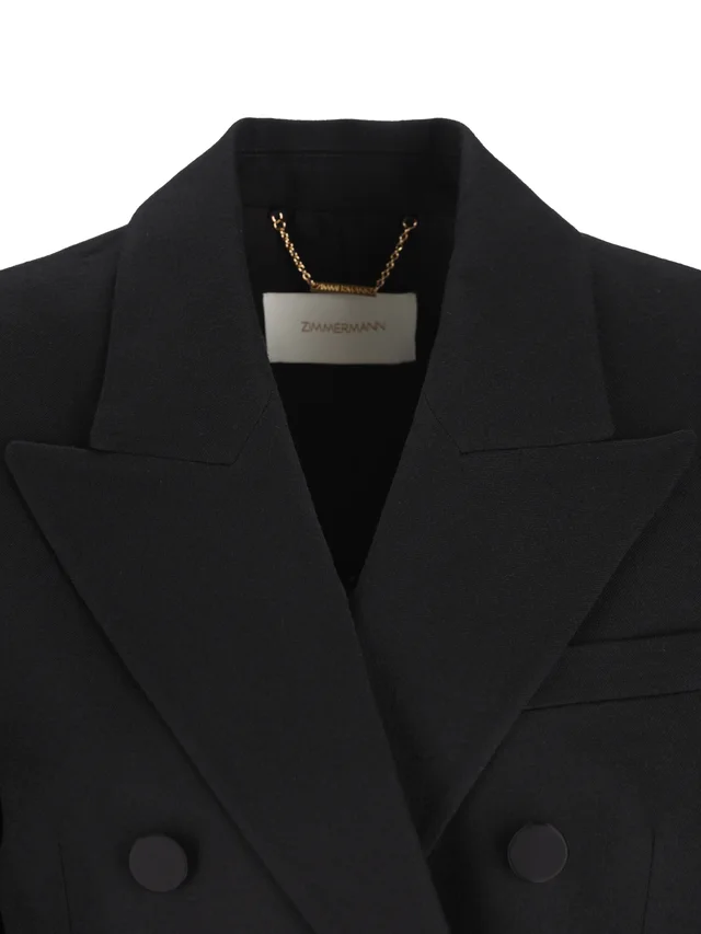 Zimmermann Valiant Lace Cropped Blazer, photo 4 of 4 from SENSER