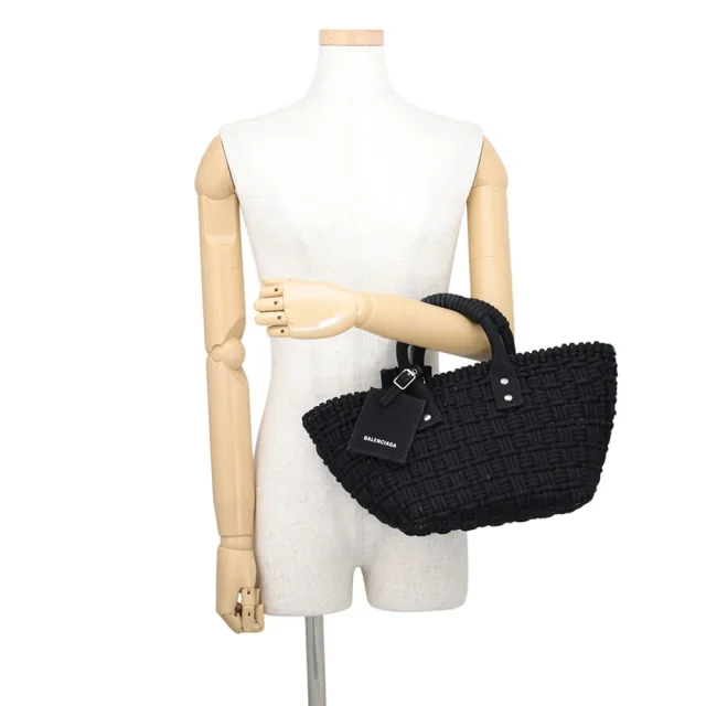 Balenciaga Bistro 2WAYBag Black671342210HR1000 Canvas Size XS in Canvas from GALLERY RARE, photo 4 of 19