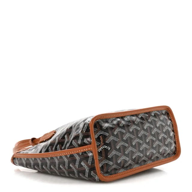 Goyard Goyardine Reversible Mini Anjou Black Gold in Black Coated canvas from FASHIONPHILE, photo 7 of 17