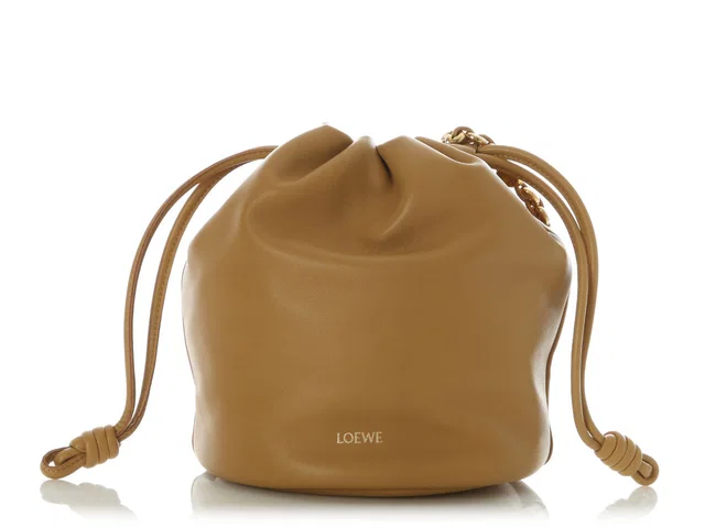 Loewe Medium Sahara Flamenco Bucket Bag in Leather from Ann's Fabulous Finds