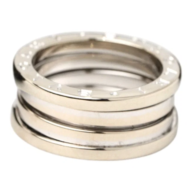 Bvlgari B Zero1 18k White Gold Ring #51 in White from Luxury Promise
