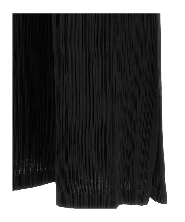 Issey Miyake Hatching Pleated Cropped Pants, photo 5 of 5 from SENSER