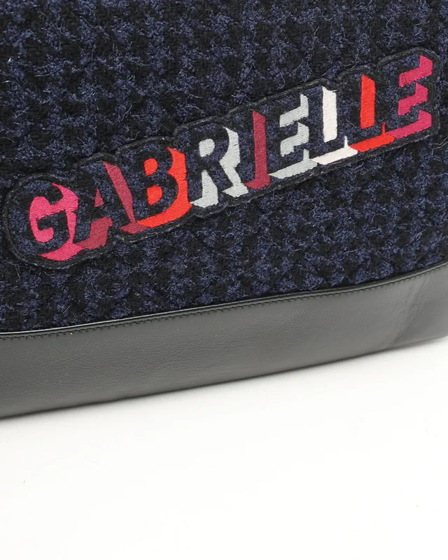 Chanel Gabrielle Quilted Tweed Clutch Bag in Tweed from A Retro Tale, photo 6 of 12