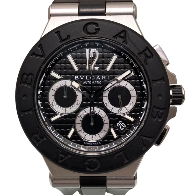 Bvlgari Diagono Stainless Steel Chronograph from LuxUness