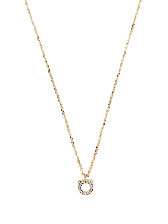 Ferragamo Gancini Necklace — Gold Necklaces in Gold from HEWI