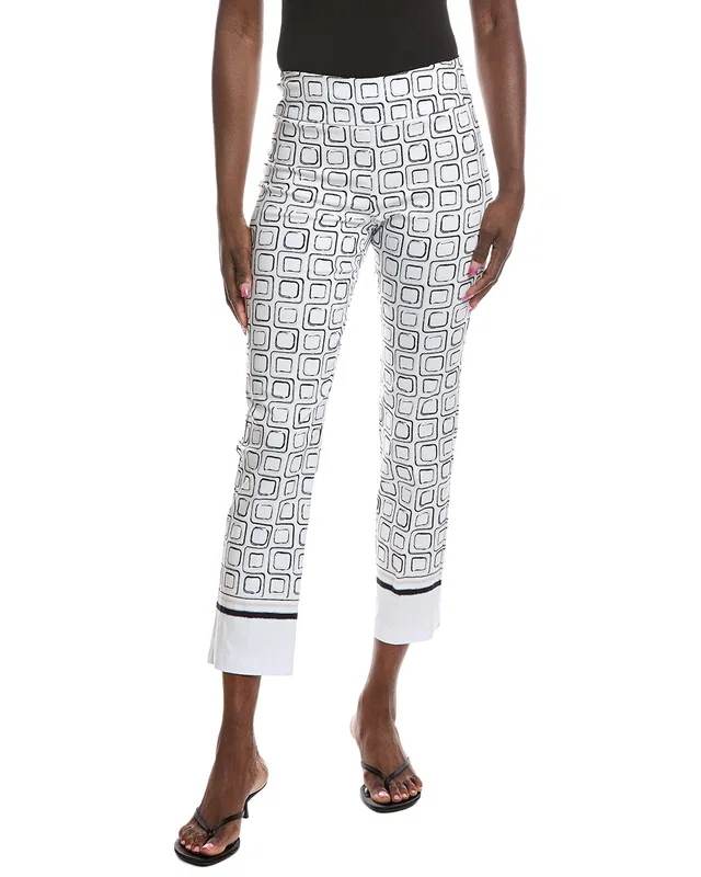 Joseph Ribkoff Pant in //asset1.ruecdn.com/images/sw/141574/1415749384_RLSW_white multi.jpg, image 1 of 1 from Gilt