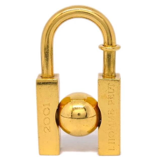 Hermès 2001 Earth Cadena Padlock Gold Small Good in Gold from AMORE Vintage Tokyo
