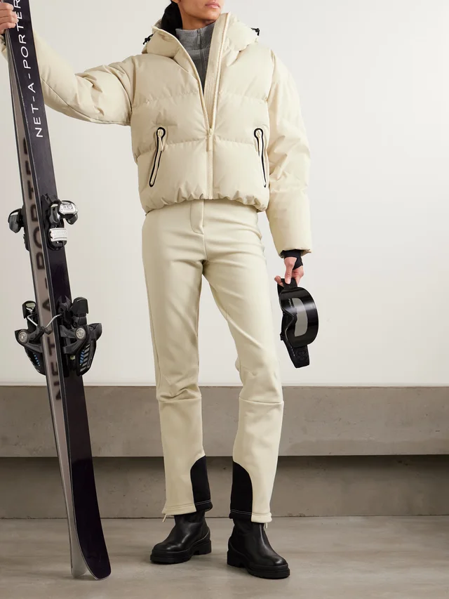 CORDOVA Meribel hooded quilted recycled down ski jacket in Beige, photo 2 of 2 from NET-A-PORTER (Canada)