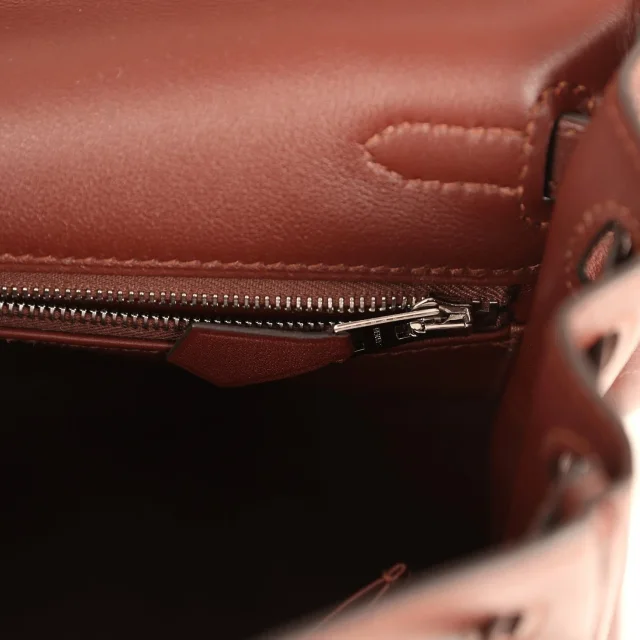 Hermès Kelly Retourne 25 Terre Cheri Palladium Hardware in Calfskin from Madison Avenue Couture, photo 9 of 9