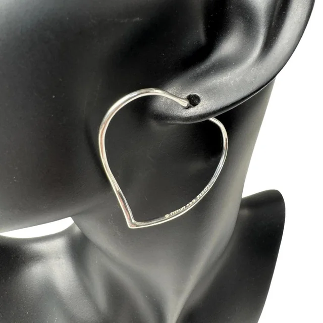 Tiffany & Co. Silver Heart Earrings in silver|gray from Poshmark