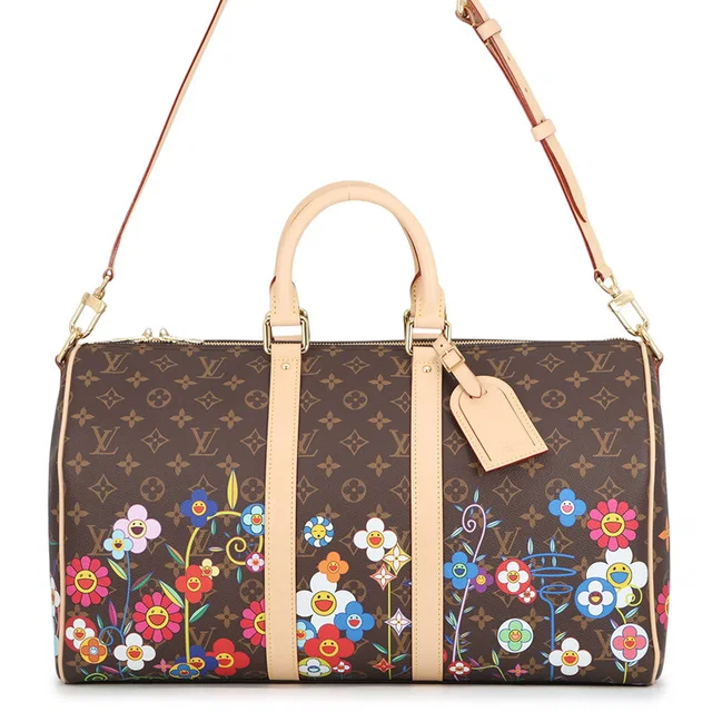 Louis Vuitton × TM Keepall Bandouliere BrownM14182 Monogram Size 45 in Leather from GALLERY RARE