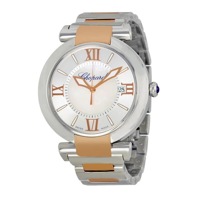 Chopard Imperiale Mother of Pearl Dial Ladies Watch 388531/6002 in pink|silver|gold|gray|purple from Jomashop.com