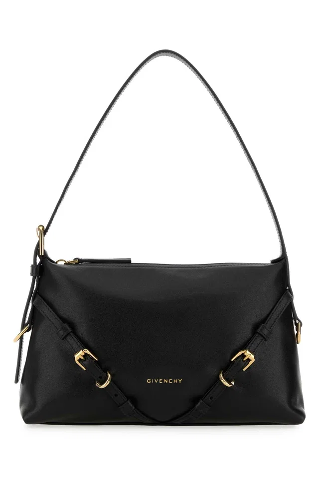 Givenchy Voyou Shoulder Bag — Black in Black Calfskin from HEWI