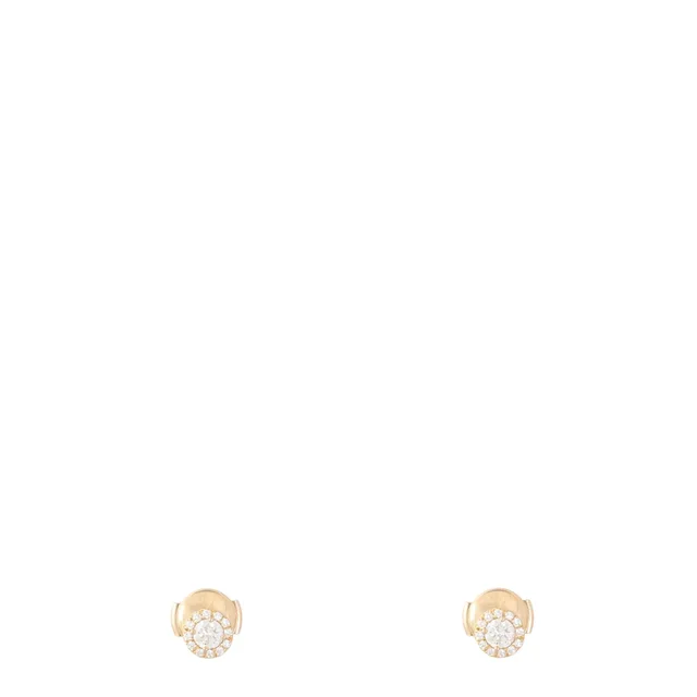 Tiffany & Co. Soleste Diamond 18k Rose Gold Stud Earrings in Pink from Luxe.It.Fwd