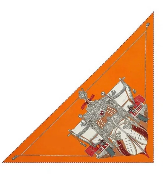 Hermès 140cm Cashmere/ Silk Large Triangle Scarf - in Box in Silk from Luxury Promise