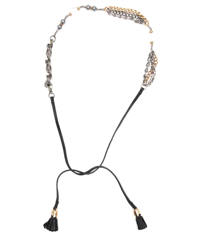 Dolce & Gabbana Chain Belt in Leather from A Retro Tale