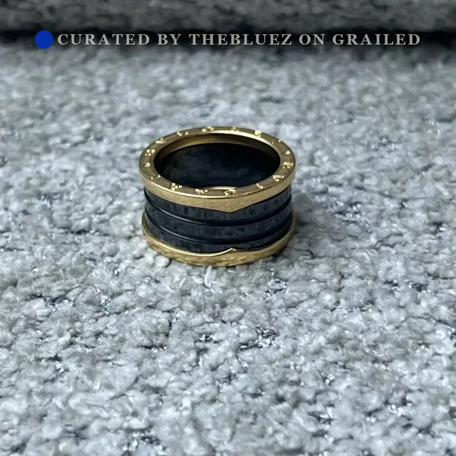 Bvlgari 18k Gold Black Ceramic Ring in multicolor Ceramic from Grailed