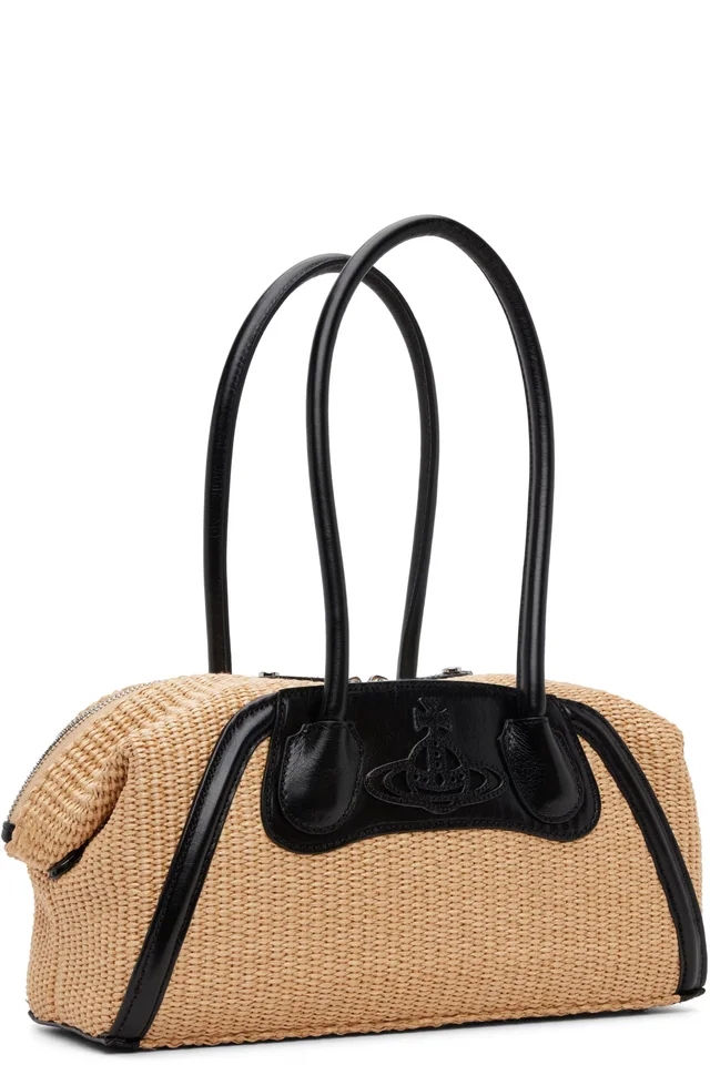 Vivienne Westwood Beige Shirley Small Holdall Bag, photo 2 of 4 from SSENSE