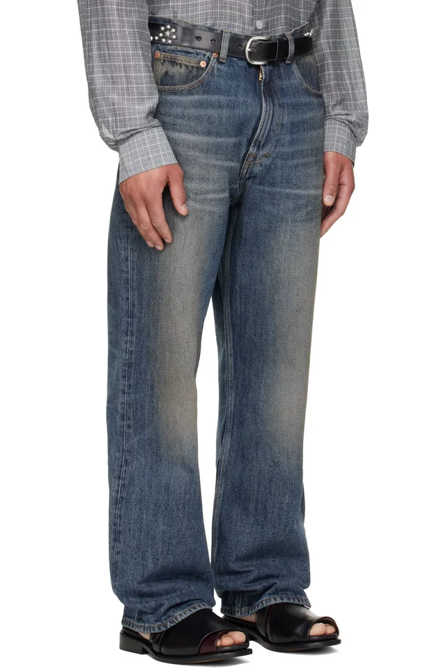 OUR LEGACY Blue Third Cut Jeans, photo 2 of 4 from SSENSE